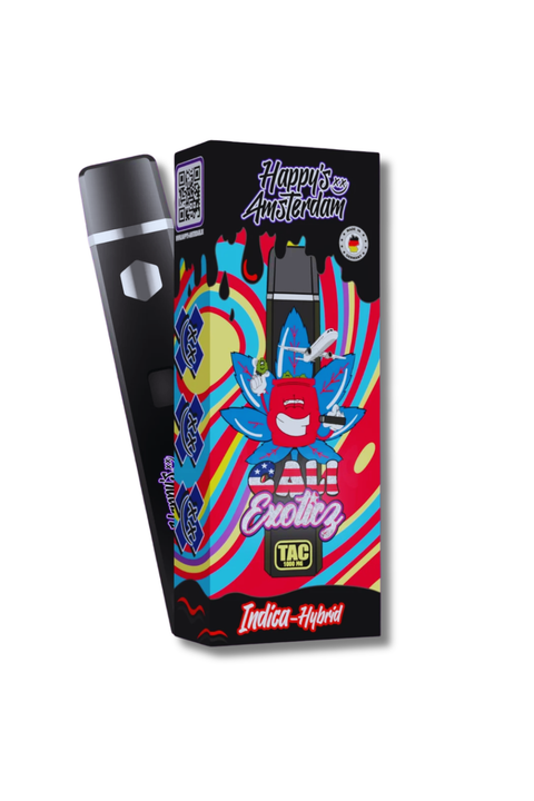 Neu! Kauf 3 und spare Angebot! Happys Amsterdam 1ml TAC Vape