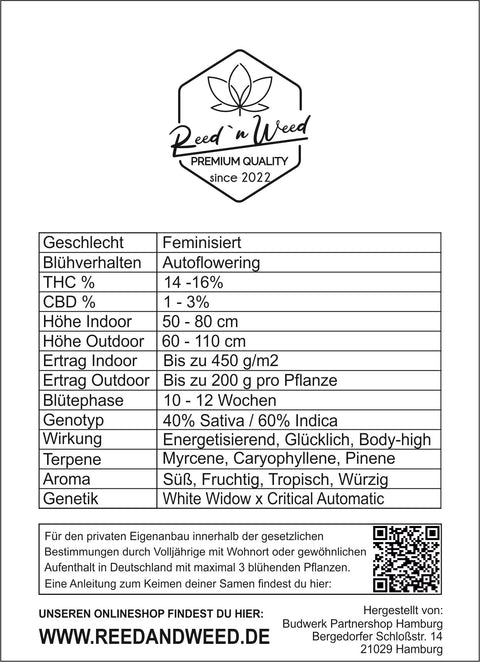 White-Widow-feminisiert-Automatic-cannabis-Seeds-Hanfsamen